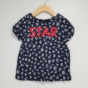 Gap Kids Star floral Top